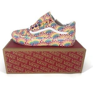 NIB Vans Old Skool Pride Platform Shoes Rainbow